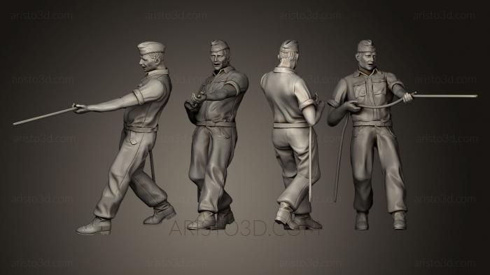 Military figurines (STKW_0215) 3D model for CNC machine